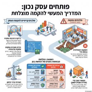 ייעוץ עסקי לפתיחת עסק עם תכנון פיננסי ובניית תוכנית עסקית
